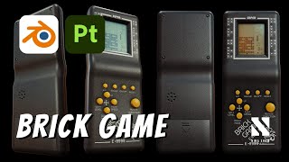 Brick Game Tetris | Blender/Substance Painter Tutorial