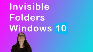 How to create an invisible folder in Windows 10