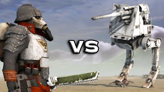 WARHAMMER 40K vs STAR WARS: Death Korps of Krieg vs Galactic Empire - Men of War: Assault Squad 2