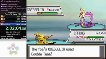 Battle Factory HG/SS Gold Print Speedrun in 2:05:16 (Level 100, No Manip)