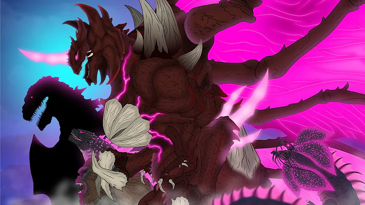 Evolved Destoroyah VS Evolved Godzilla Kong & Shimo | ANIMATION | PART 4 (SPECIAL 1M SUBS)