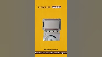 Fluke 177 Repair Tip - Missing LCD Segments