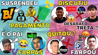 LEVEL QUITOU do TIME ? RAFIS FARPA LUCA ! SINCE DISCUTE COM AVG ! TW9 FARPA PM ! BOOYAH SUSPENDE !