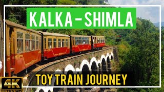 KALKA SHIMLA Toy Train VIDEO (4K) | Ticket price, Timing, Distance? | Kalka Shimla Railway