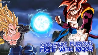 Gogeta vs Rigor begins, Rigor tries to destroy whole Galaxy Part -09