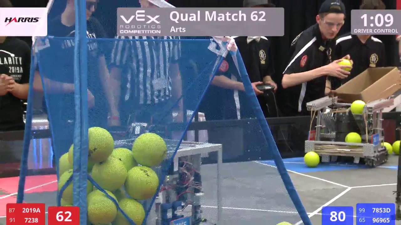 VEX Worlds 2016 - VRC High School - Arts - Qual 62 (2019A 7238) 247 vs 133 (7853D 96965)
