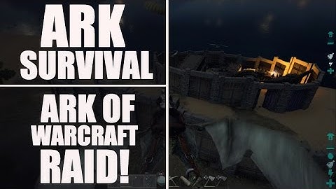 Ark Survival Evolved Raid! Ark Of Warcraft Tribe Wipe Raid (xbox official, primitive plus mod raid)