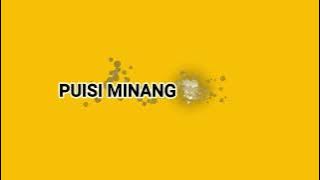 Puisi Minang Teromba