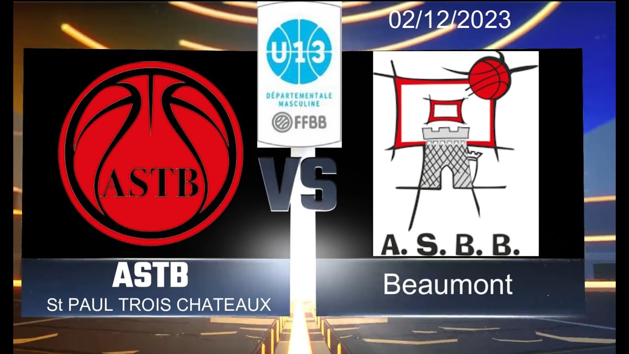 U13 Garçons ASTB VS ASBB le 02 12 23