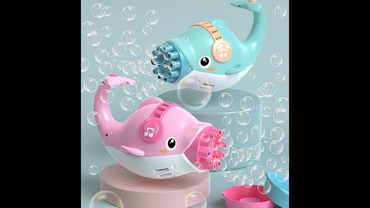 Dolphin Electric Gatling Bubble Blower Machine