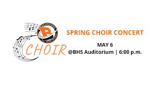 Beavercreek High School Spring Choir Concert: May 6, 2026