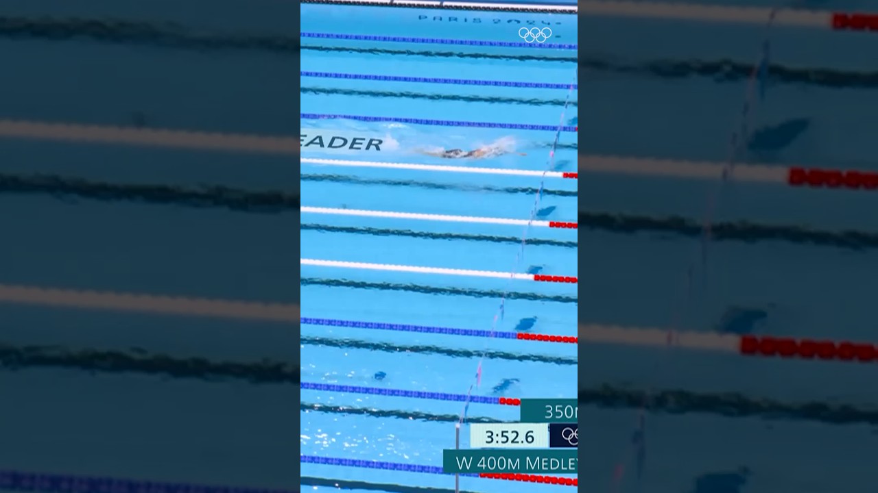 A masterclass in medley swimming. 🤩