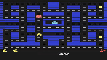 ATARI 2600 Pac Man Arcade Enhanced Hack 2010 NTSC HOMEBREW