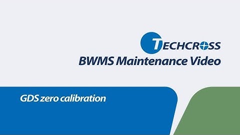 [MAINTENANCE] GDS zero calibration