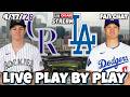 Los Angeles Dodgers vs Colorado Rockies MLB Live Stream