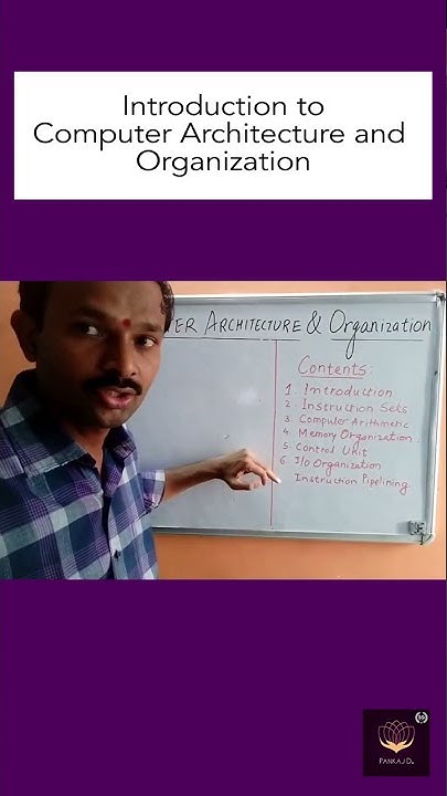 1.2 CAO | Introduction to Computer Architecture and Organization # ...