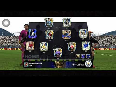 Finally 124 OVR as F2P || insane team build and match #fc #fifamobile #fcmobileid #fifa