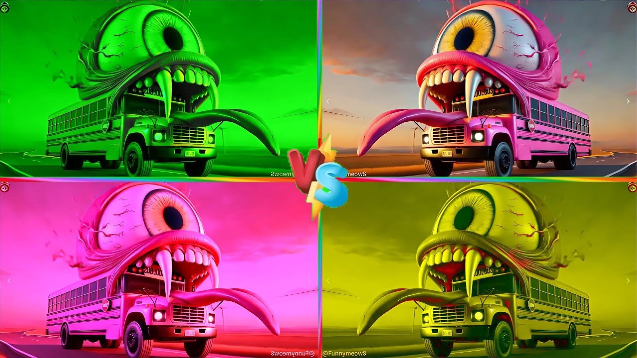 🚌😱SCHOOL BUS EATER🎶 Coffin Dance Song