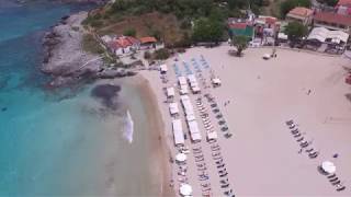 Kalogria Beach, Stoupa Greece (Drone Video)