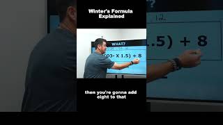 Future Respiratory Therapists: Do you know how Winter's Formula works?