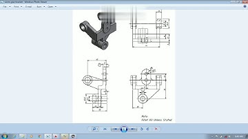 Worm Gear Bracket - Autocad (1801043)