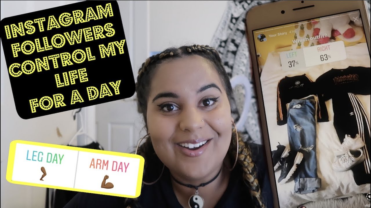 Instagram Followers Control My Life For A Day - YouTube
