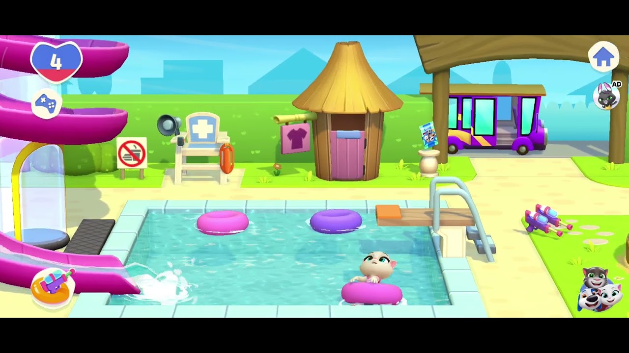 THR CATS ARE PLAYING HAPPILY!