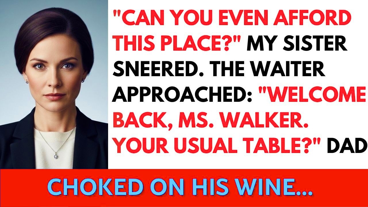 At Dinner They Called Me Poor—Then The Waiter Said  Welcome Back, Owner