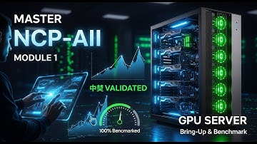 Pass NVIDIA AI infrastructure(NCP-AII) Module 1: GPU Server Setup, Bring-Up & Performance Validation