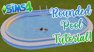 BASEGAME Rounded Pool Tutorial! [NOCC] | The Sims 4