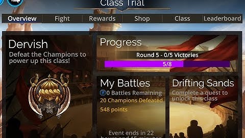 [Gems of War] Class Event Dervish