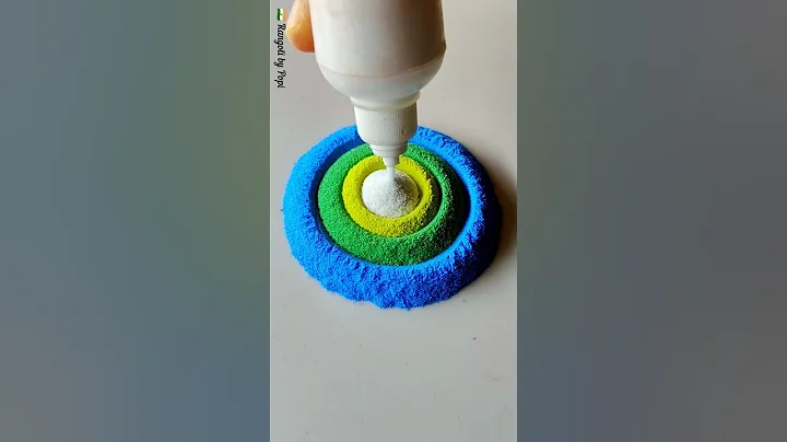 Diwali special rangoli design 🤩🌺 #rangoli #rangolidesigns #diwalirangoli #shorts