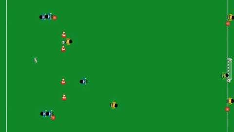 Inside run, 2v1 transition, 3v2 transition