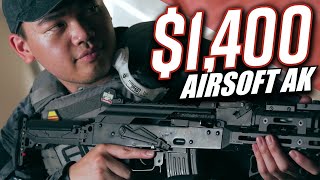 $1,400 Airsoft AK! (Custom GHK Gas Blowback)