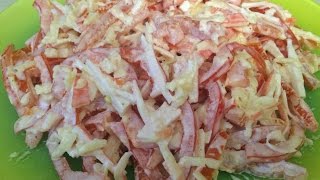 видео Готовим салаты быстро и вкусно