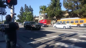 LAFD Rescue 15 Responding