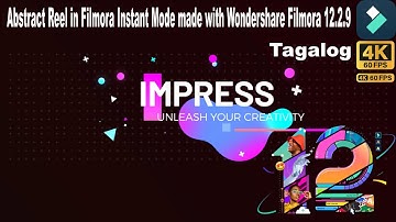 4K Video Ultra HD How to make an Abstract Reel in Filmora Instant Mode made with Wondershare Filmora