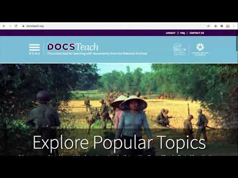 DocsTeach for Virtual