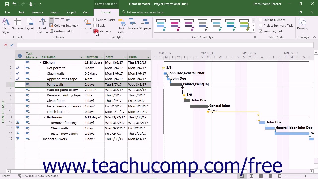 How To Add Task Name To Gantt Chart Chart Walls