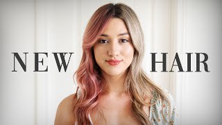 PINK HAIR | how I dyed my hair temporarily pink