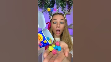 Eating chupa chups magic cubes candies 😋