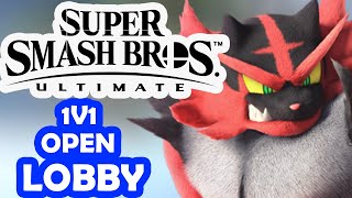 🔴 SUPER SMASH BROS ULTIMATE 1V1 OPEN LOBBY WITH VIEWERS LIVE!