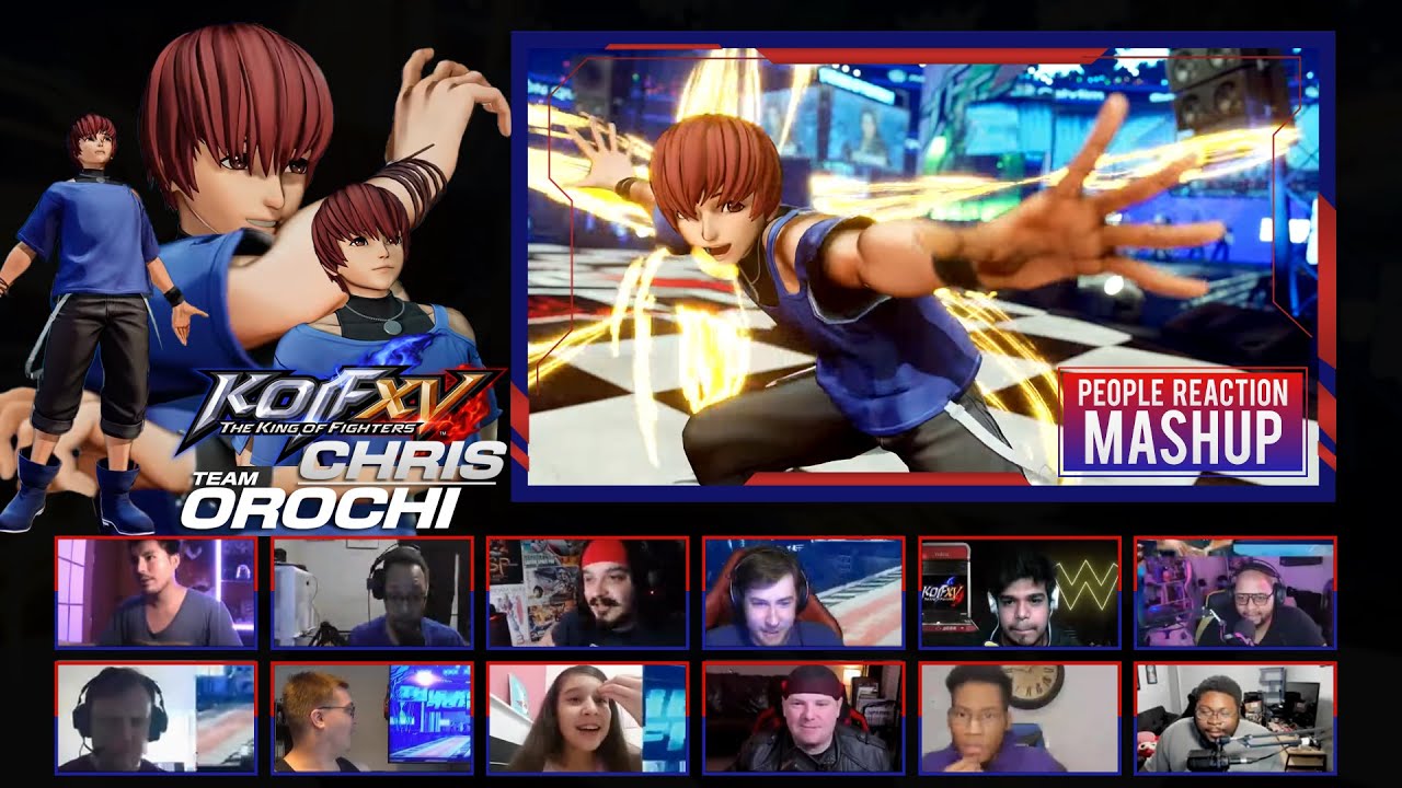 Character Trailer #15 | CHRIS | TEAM OROCHI | KOF XV  [ Reaction Mashup Video ]