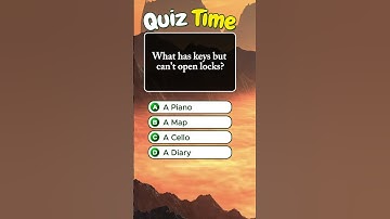 What has keys but can