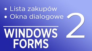 2. Kurs Windows Forms - Lista zakupów screenshot 3