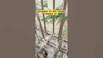 RCC column strength depend on #civilengineering #column #construction #rcccolumn #columntechnical