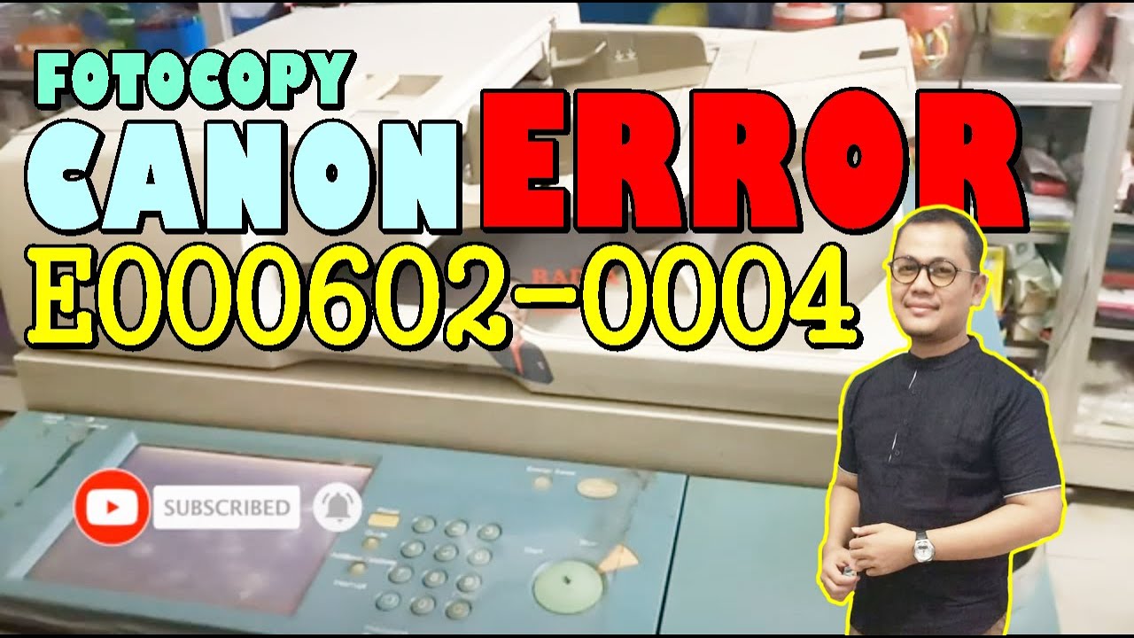 #RADJANET || tutorial memperbaiki mesin fotocopy E000602-0004 