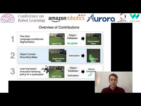 CoRL 2020, Spotlight Talk 417: Few-shot Object Grounding and Mapping for Natural Language Robot I...