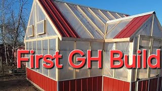 First Greenhouse build! #diy #woodworking #carpenter