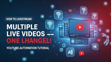 មេរៀន  ឡាយ Video .| How to Livestream Multiple Videos at the Same Time on One Channel for YouTube 